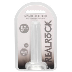 Real Rock Crystal Gode Transparent Crystalo 12 x 3cm
